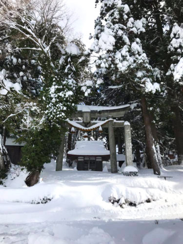 雪の甲津原2020